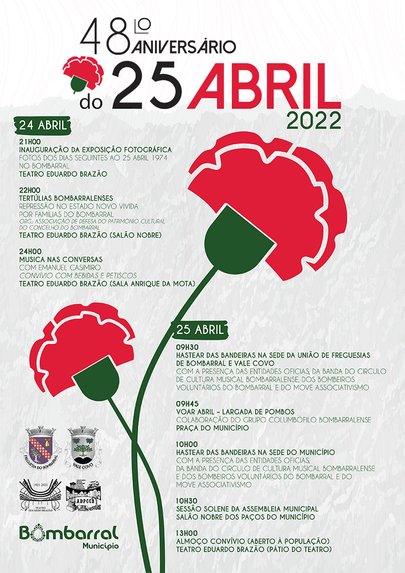 cartaz 25 abril 2022